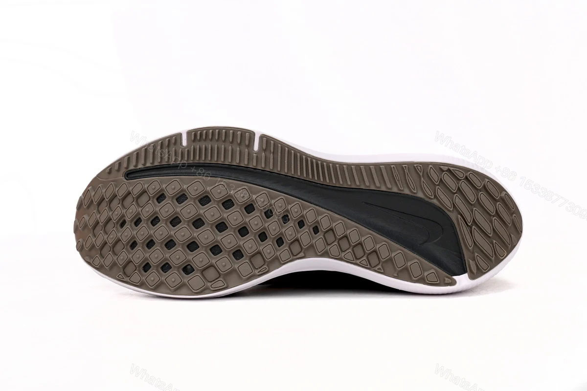 View 4 of Nike Air Winflo 9 Black And White Brown DD8686-005