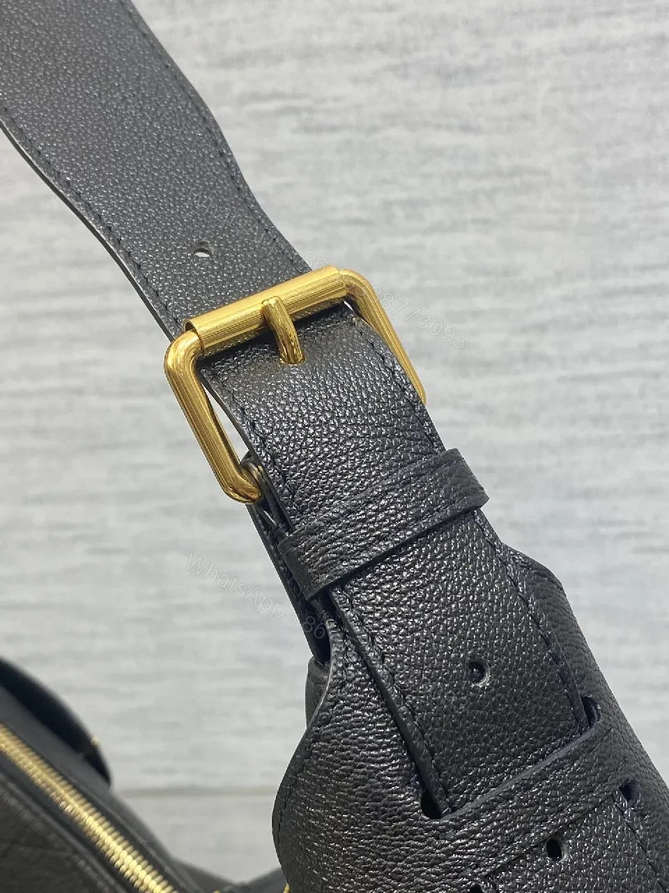View 6 of Quilted Hobo Bag - Luxe Comfort, Gold Charm, Everyday Style