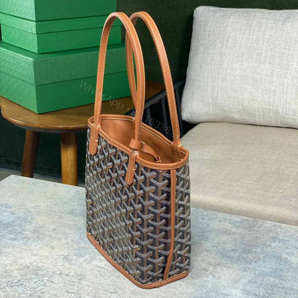 View 3 of 高仿Goyard*GY10183雙面兩用MiniTote手袋棕色免檢版