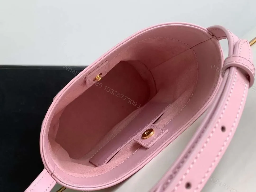 View 2 of Celine Small Bucket Cuir Triomphe Mini Pink Bag 19.5x16x7cm