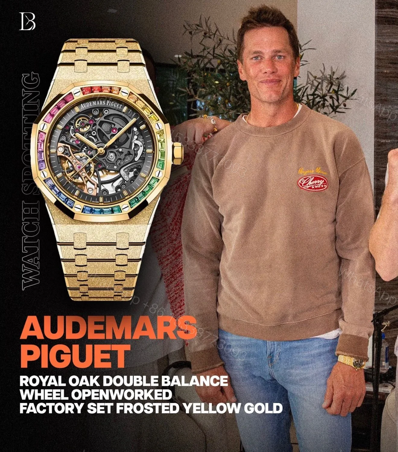 Audemars Piguet Royal Oak Frosted Gold Openworked — view 1