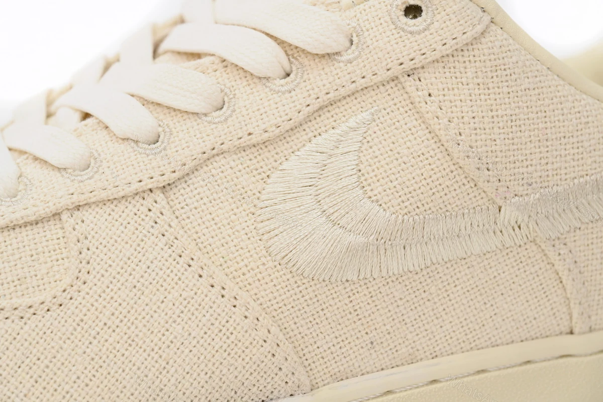 View 10 of Stussy x Nike Air Force 1 Low “Fossil Stone” CZ9084-200