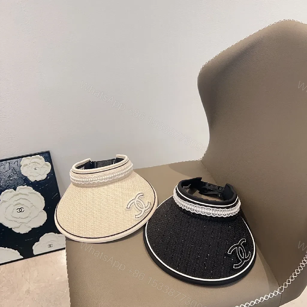 View 9 of Pearl Trim Visor — Modern Couture Comfort Sun Shield