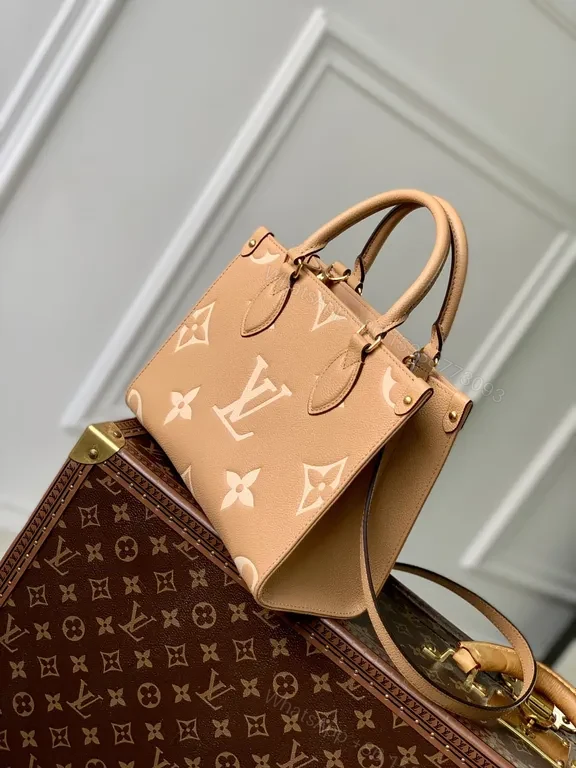 View 9 of Chic Monogram Handbag Duo: Lux Texture, LV Craftsmanship