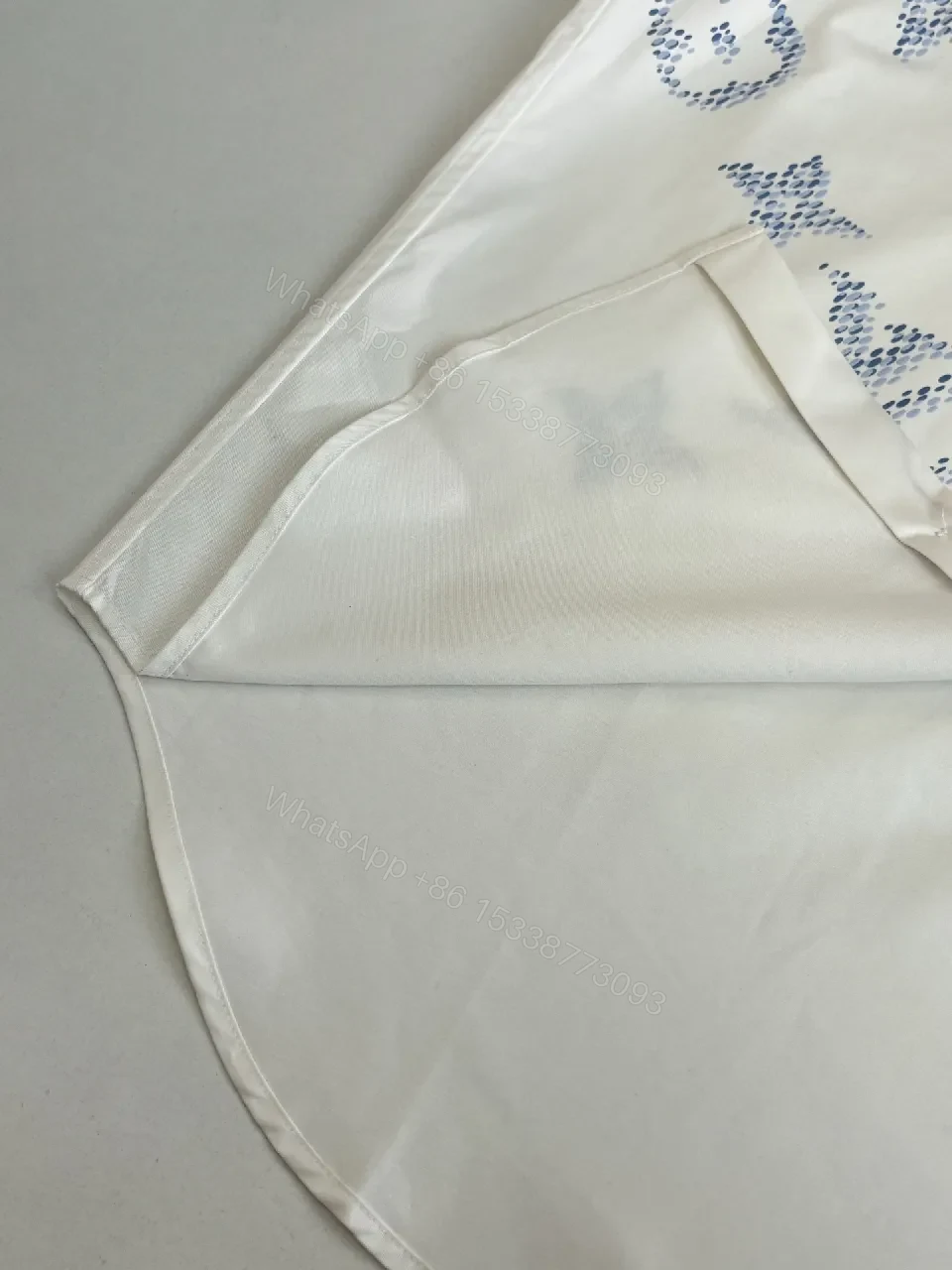 View 5 of Patterned White Shirt - Monogram Detailing, Lux Everyday Comfort