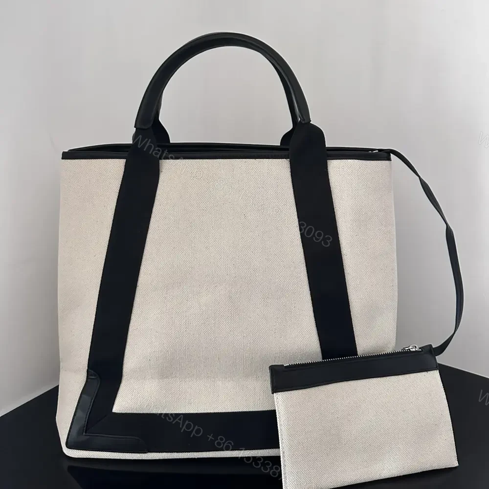 View 2 of 高仿BalenciagaNavyCabas帆布托特包35CM