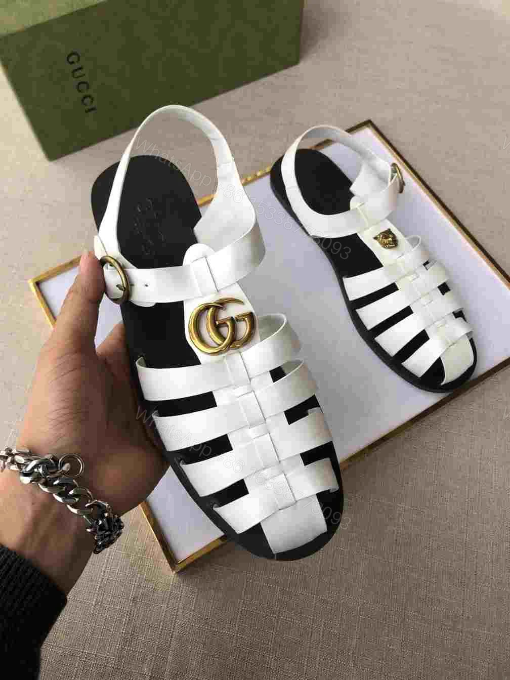 View 8 of GUCCI SANDAL WITH DOUBLE G – SDG008