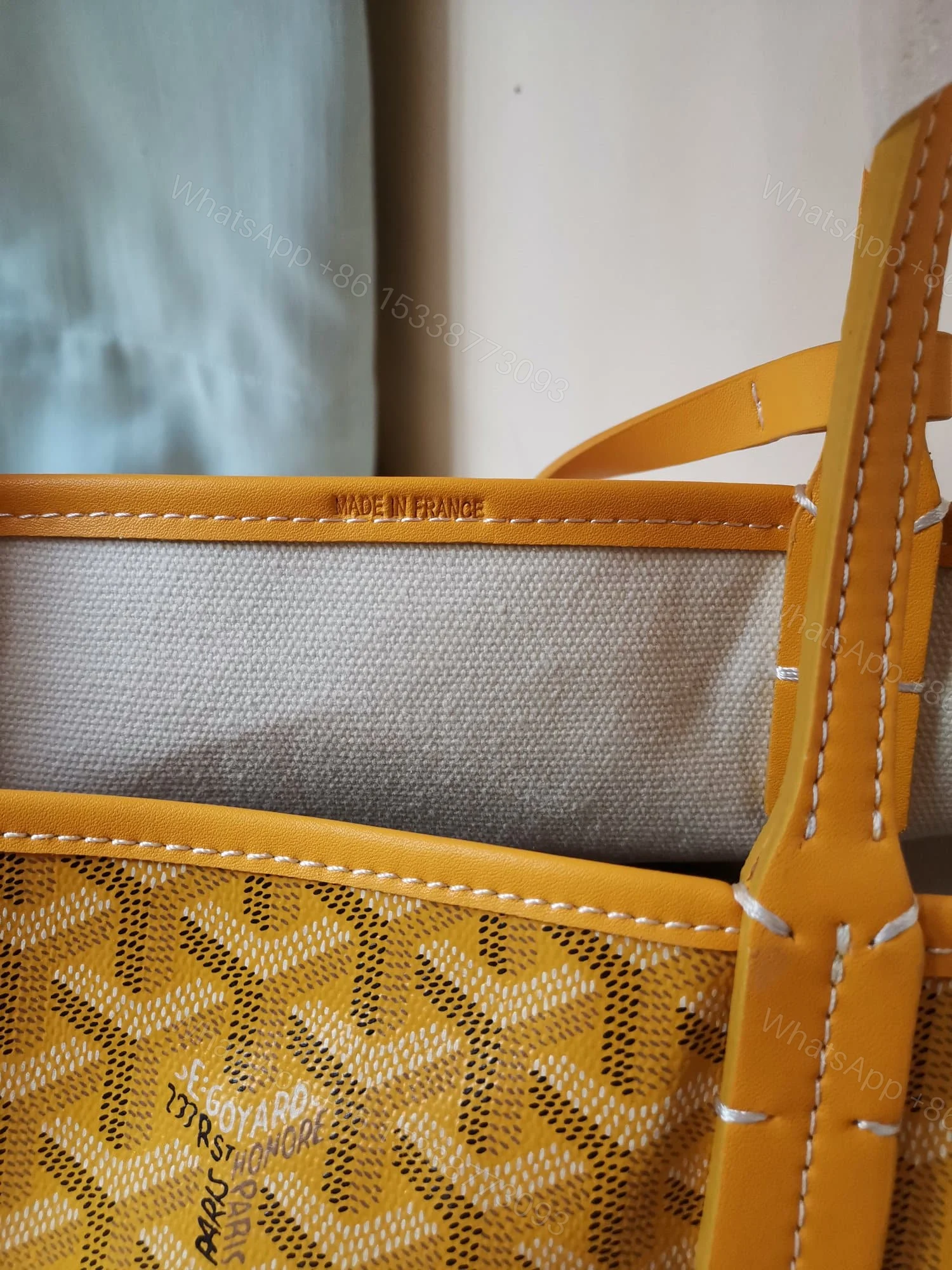 View 8 of GOYARD ANJOU PM BAG YELLOW 50CM ANJOUSPMLCG08TY08P