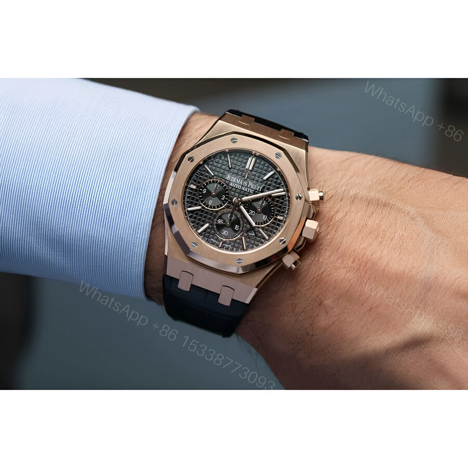 View 4 of Audemars Piguet Royal Oak Chronograph 26320OR.OO.D002CR.01 Replica