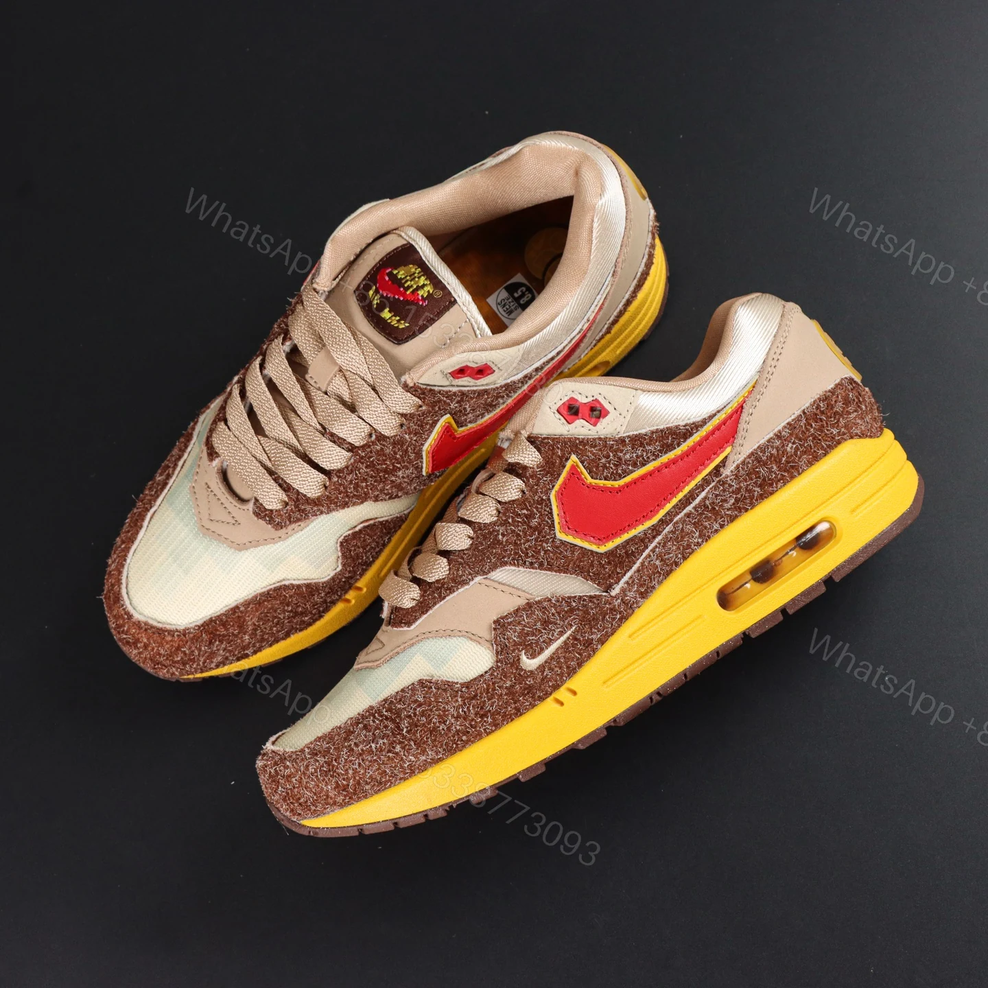 View 7 of Air Max 1 .SWOOSH Low Poly Big Head Origins Reps