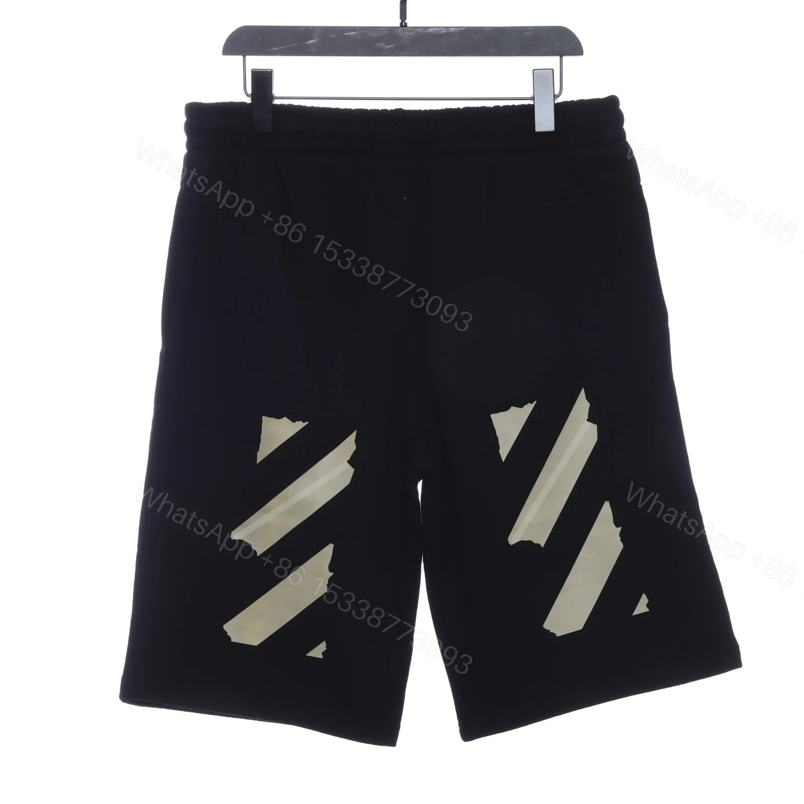 Off-White Rubber Strip Printed Shorts — view 1