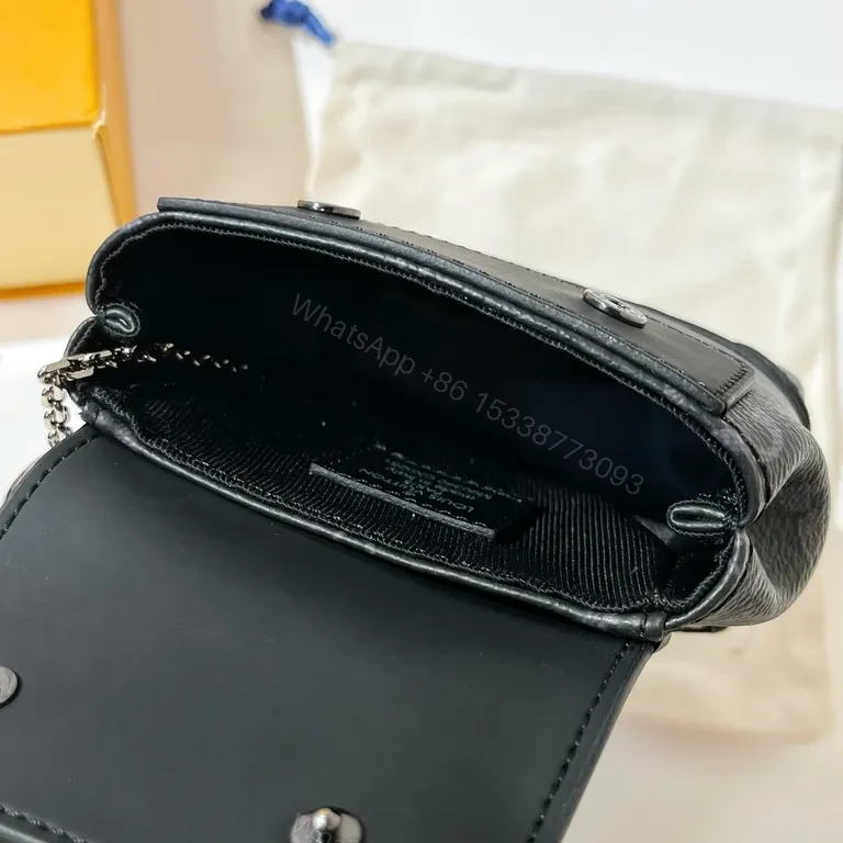 View 8 of Monogram Mini Bag: Compact Luxury Crossbody Bag with Chain