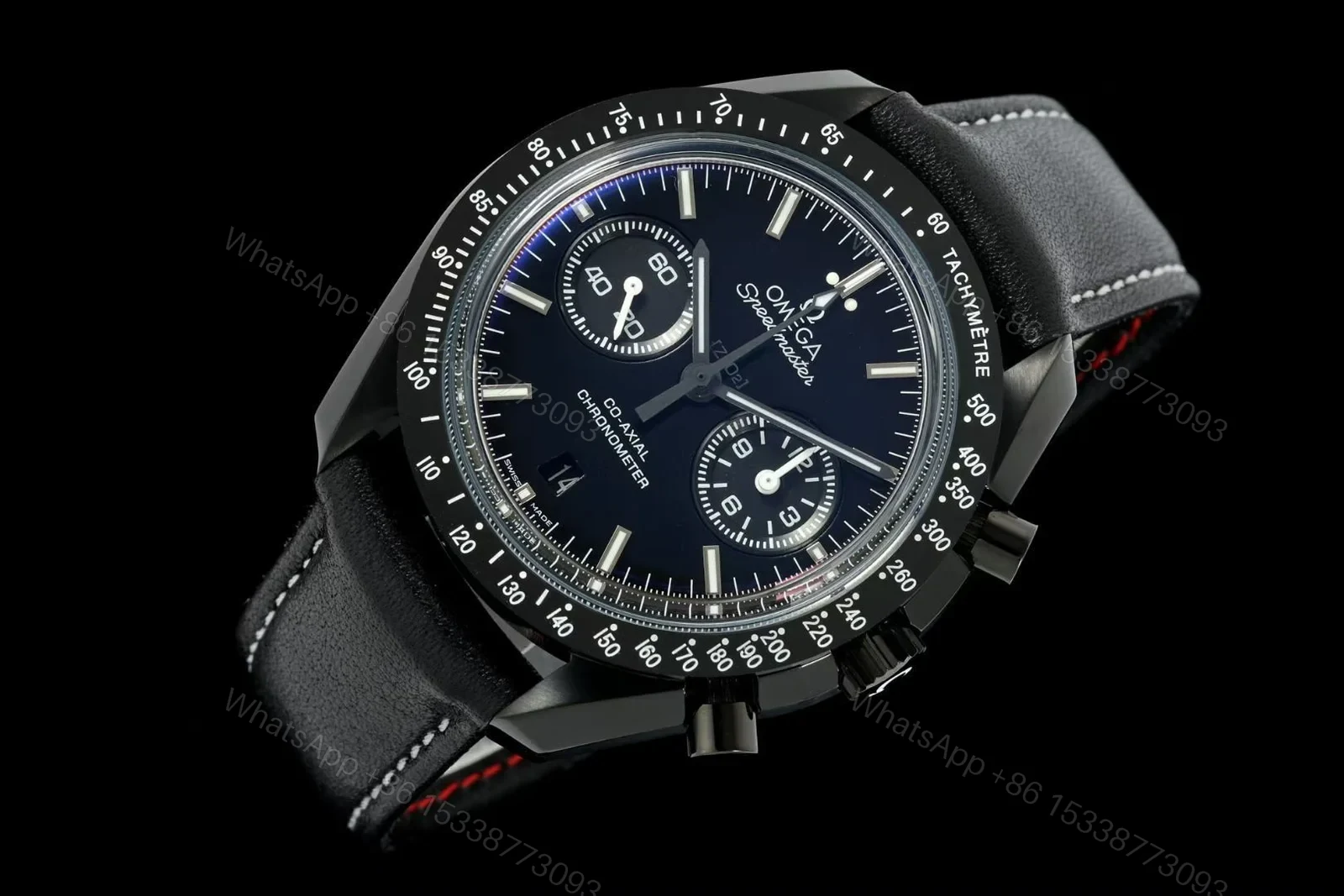 View 3 of Omega Speedmaster Moonwatch Co-Axial Dark Side of the Moon Pitch Black 311.92.44.51.01.004