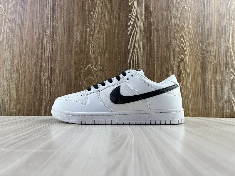 White-Black Premium Low-Top Sneaker: Everyday Luxury — view 1