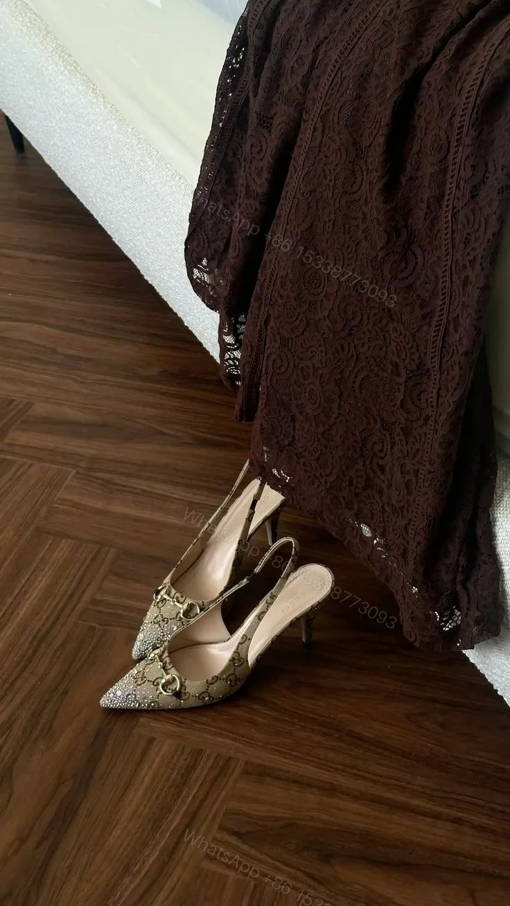 View 27 of FIRST COPY GUCCI LEATHER HEELS