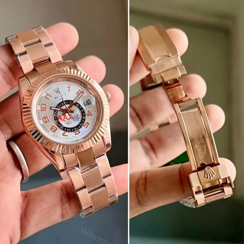 View 3 of Rolex Sky Dweller Champagne 40mm Automatic