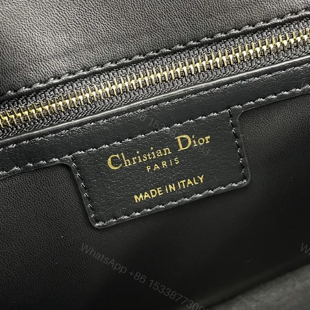 View 5 of Gold-Studded Quilted Crossbody: Black Calfskin, Luxe Yet Practical