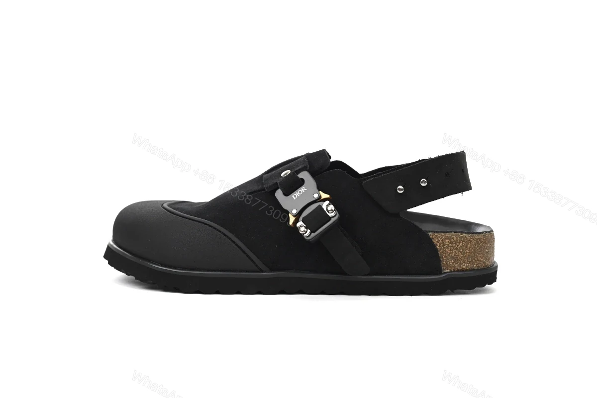 View 12 of Dior by Birkenstock Tokio Mule Black 3SA116ZSD_H900