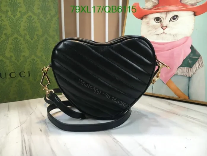 View 8 of Gucci Replica Red Heart Mini Bag QB61154