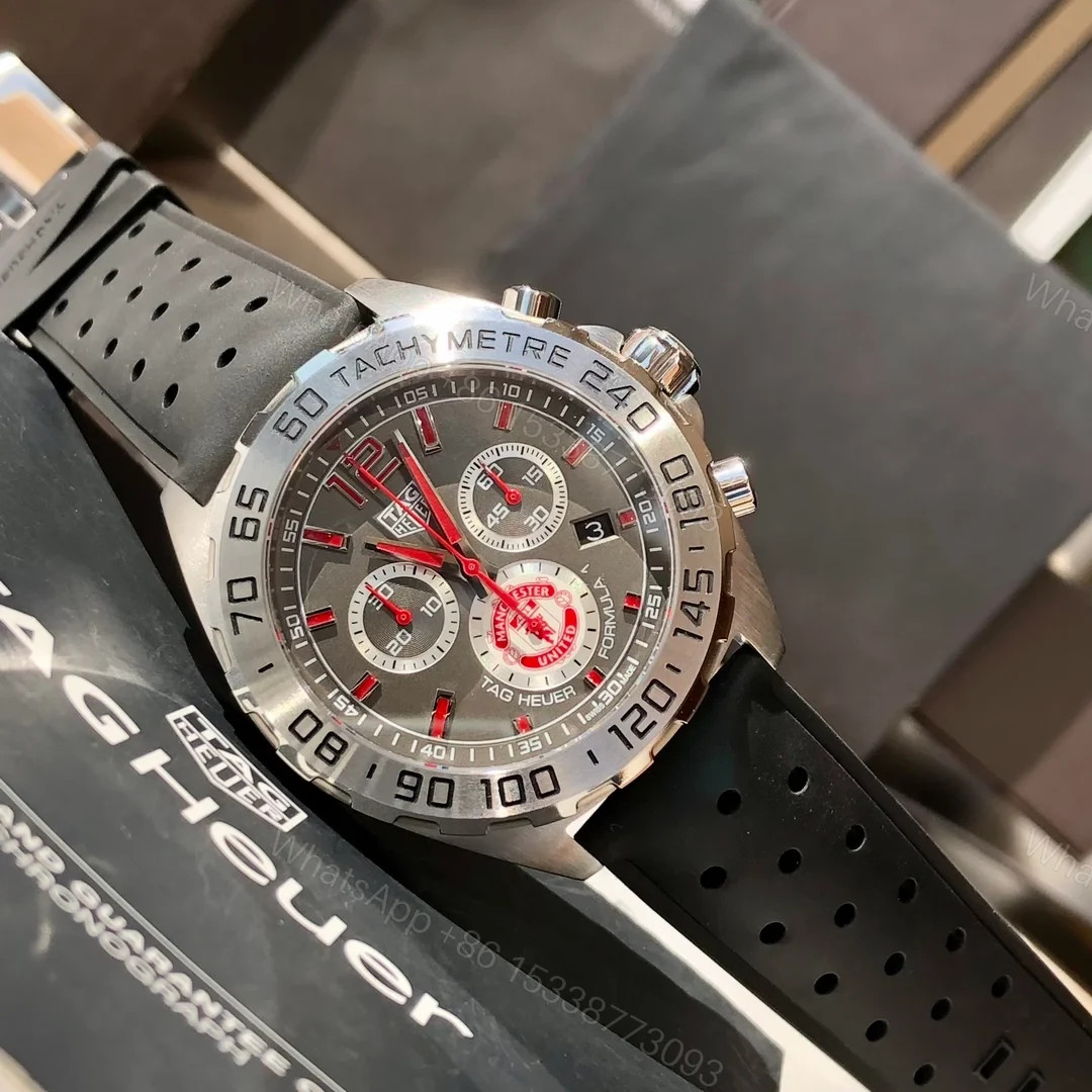 View 8 of TAG Heuer Formula 1 Chronograph Quartz Stainless Steel Manchester United CAZ101M.FT8024
