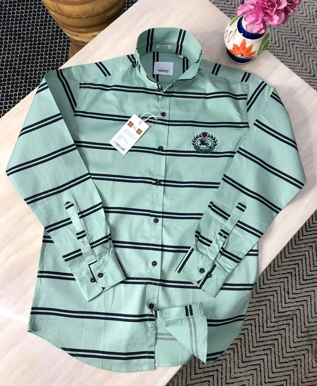 View 11 of First Copy Burberry Cotton Fabric Shirt