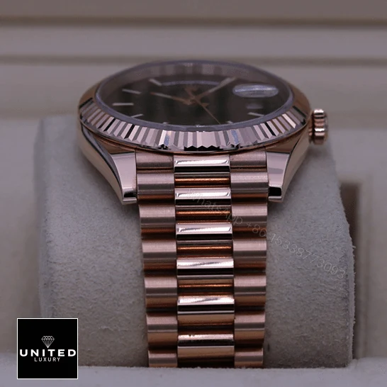 View 6 of Rolex Day-Date 228235 Chocolate Replica