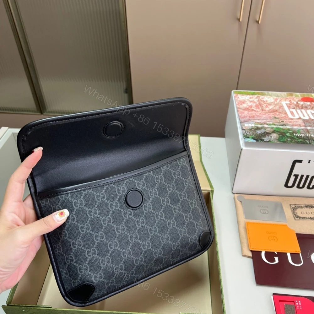 View 5 of Gucci GG Black Small Belt Bag Black Supreme Canvas 24Cm