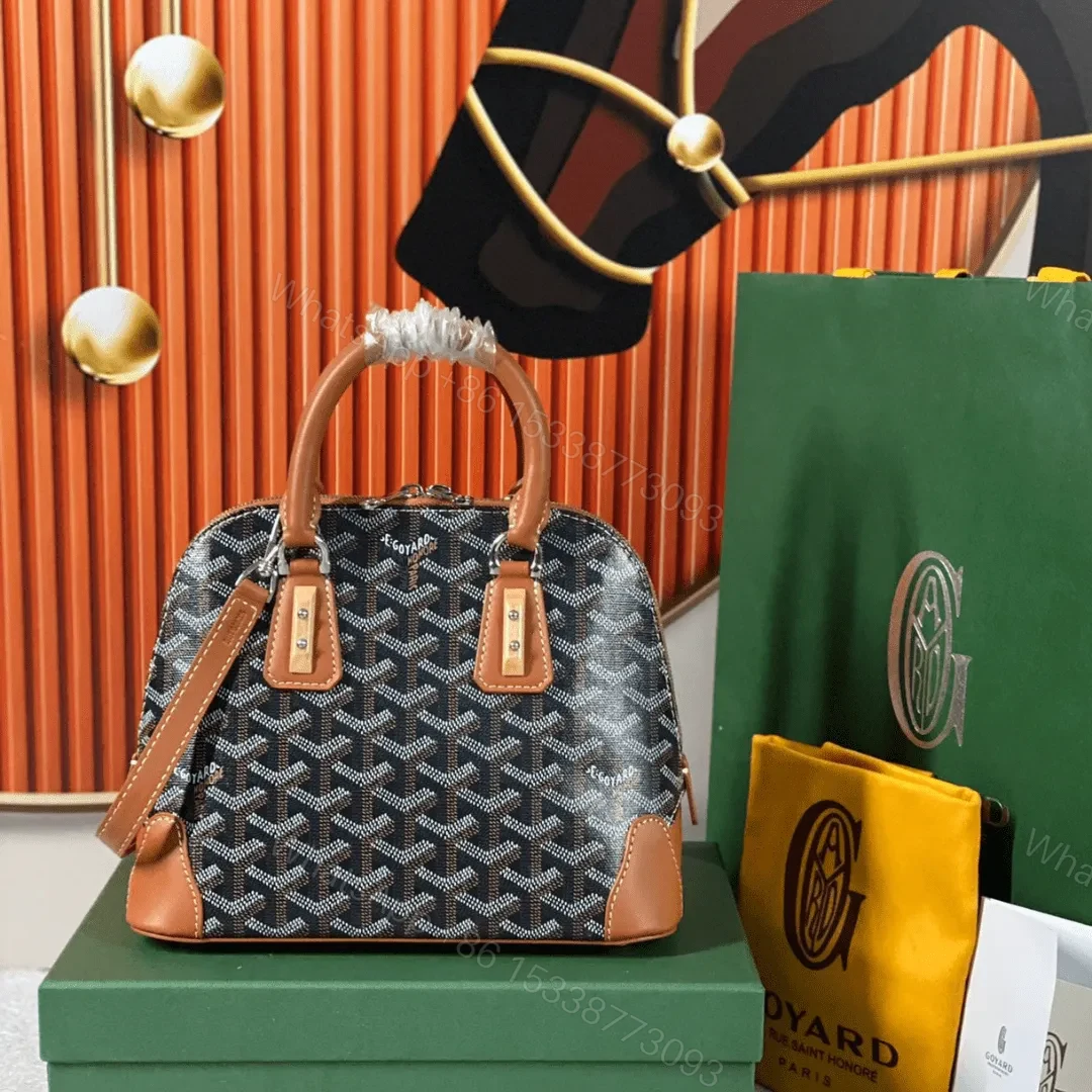 Goyard Alma Vedome Replica 11 Handbag Fabric Wrapped Leather Strap 24cm — view 1