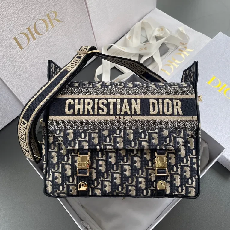 Bold Dior-Monogram Messenger Bag: Elevated Everyday Luxury — view 1