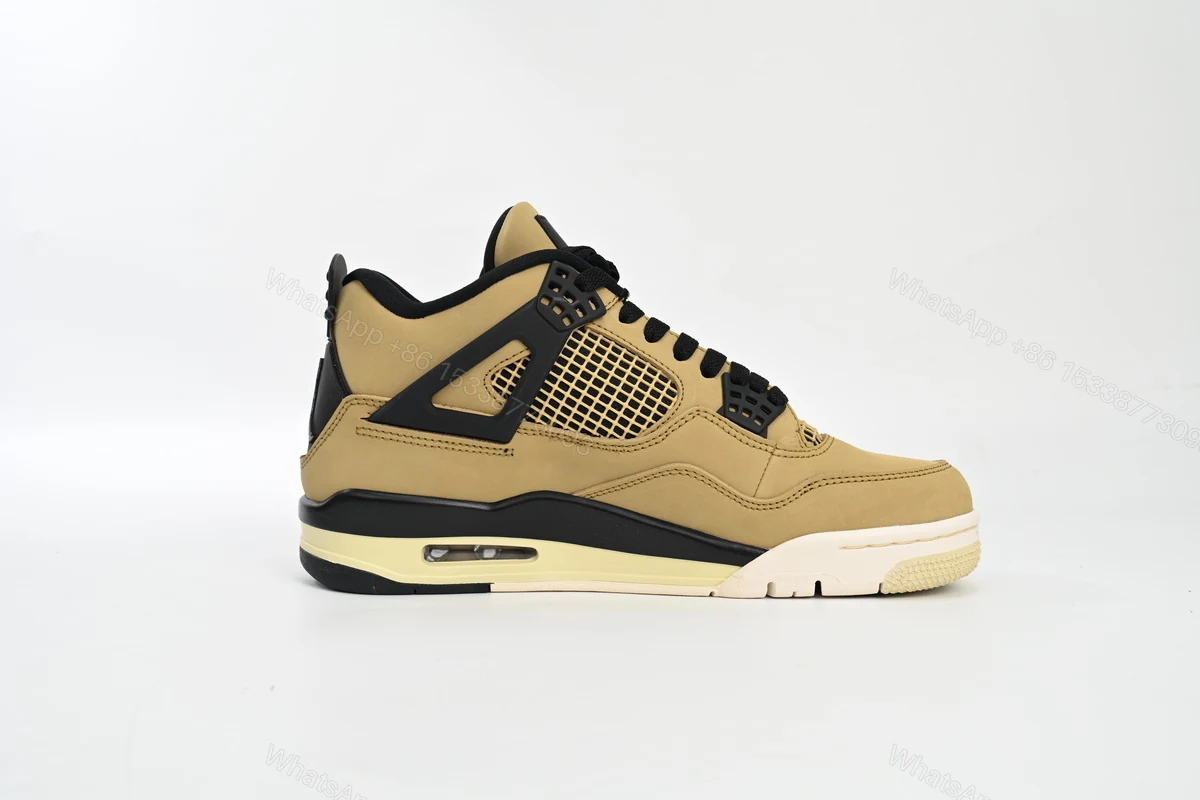 View 2 of Air Jordan 4 Retro Fossil (W) AQ9129-200