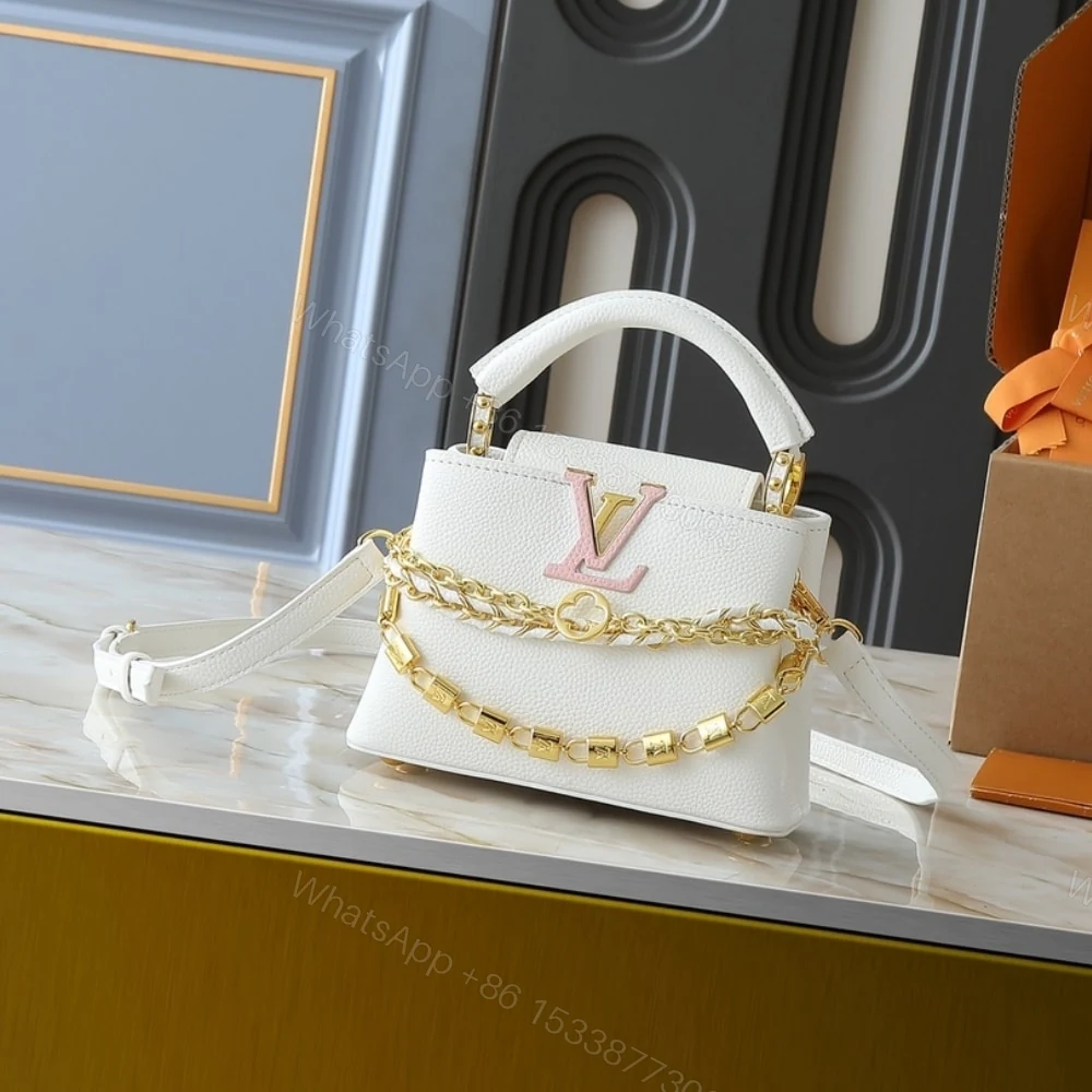 View 2 of Louis Vuitton Capucines Bb Silver Sea 21Cm M12279