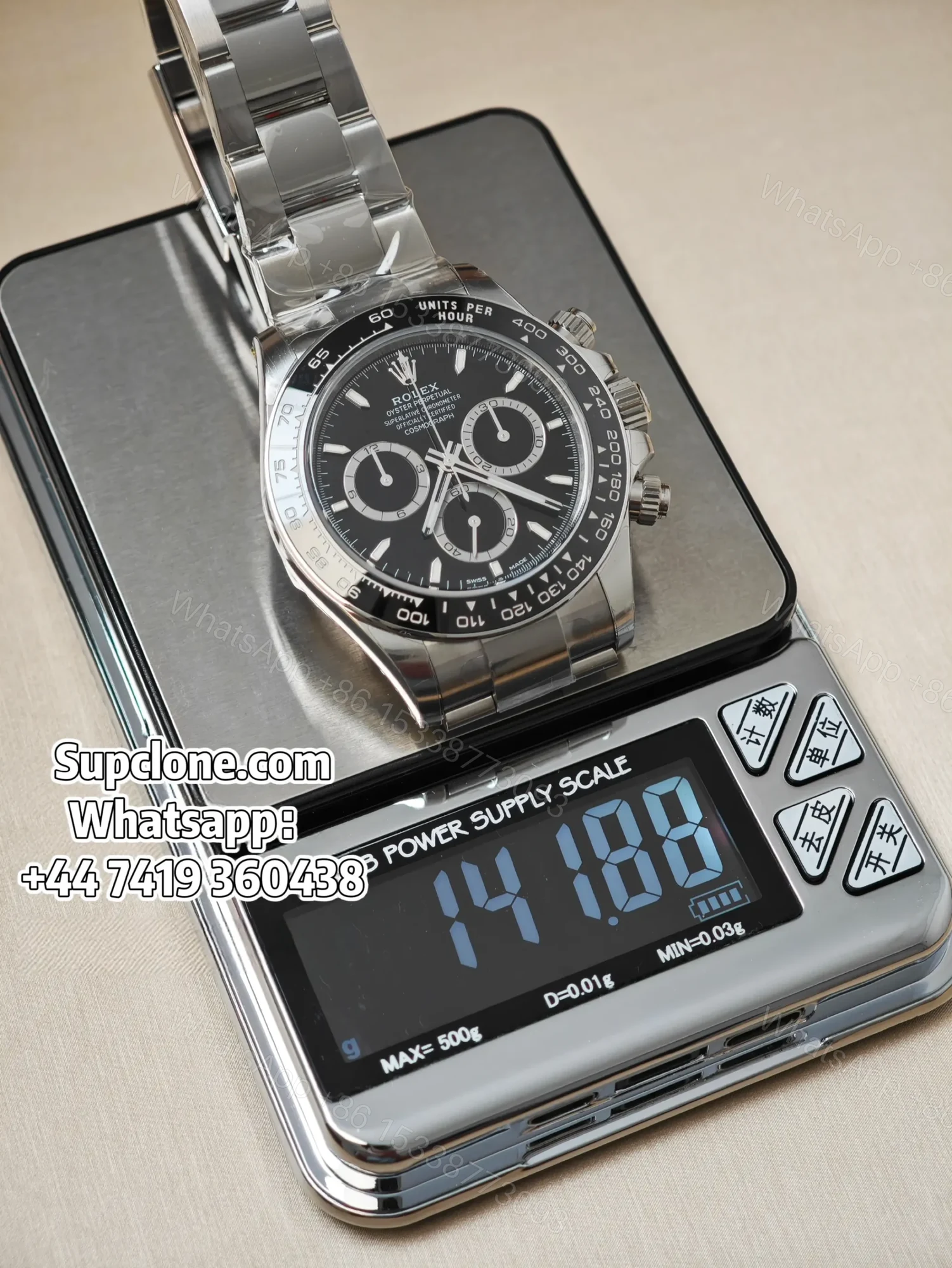 View 12 of Rolex Super Clone 1:1 Daytona M126500ln-0002 4131 Movement