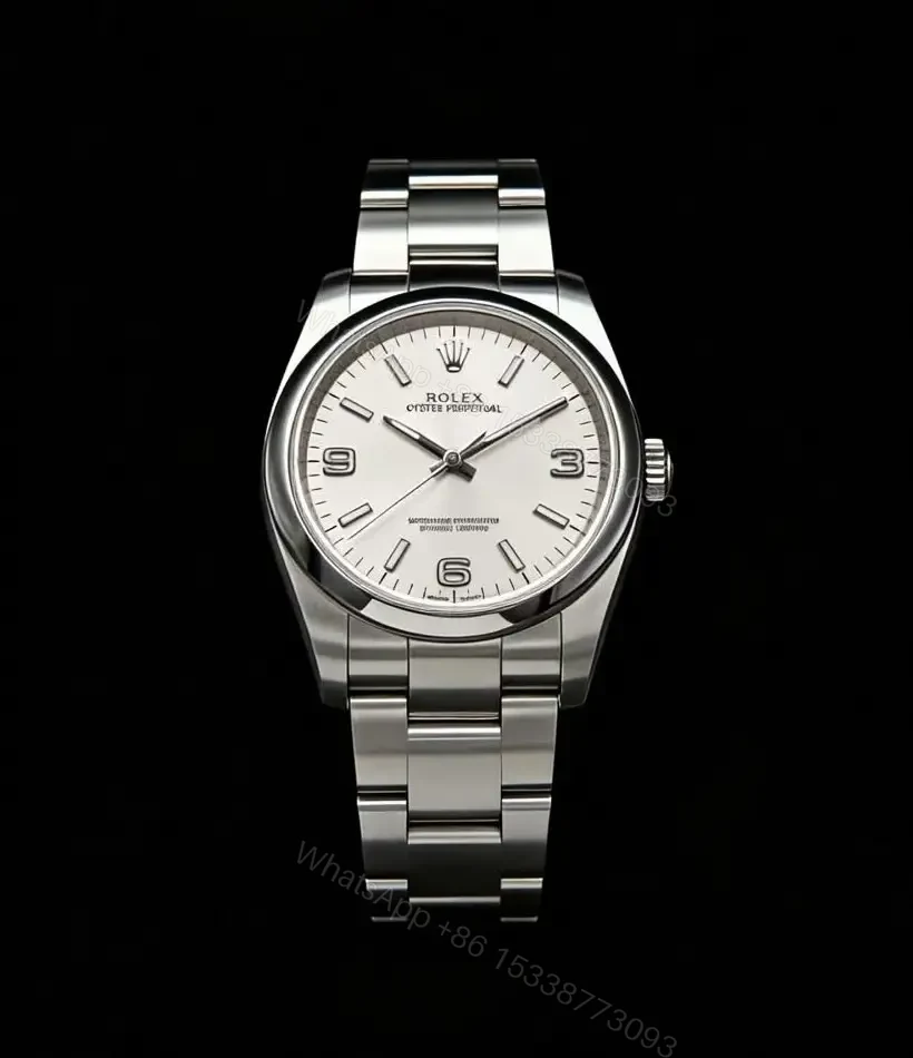 Rolex Oyster Perpetual 36 116000 White Dial Watch RLX-OP-116000-36-WHT — view 1