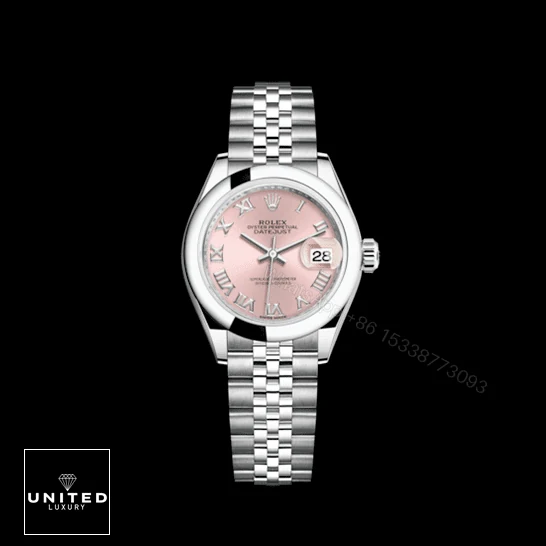 View 10 of Rolex Datejust 279160 Steel Automatic Pink Dial Replica