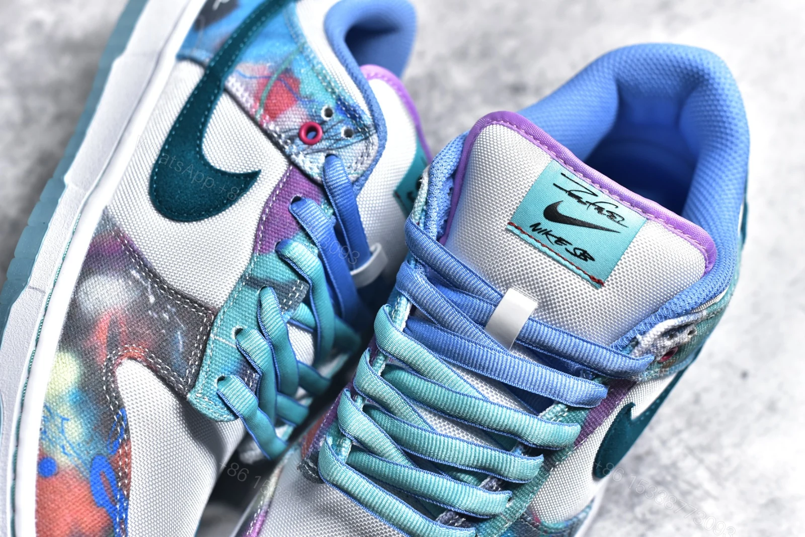 View 8 of Futura Laboratories x Nike SB Dunk Low Replica