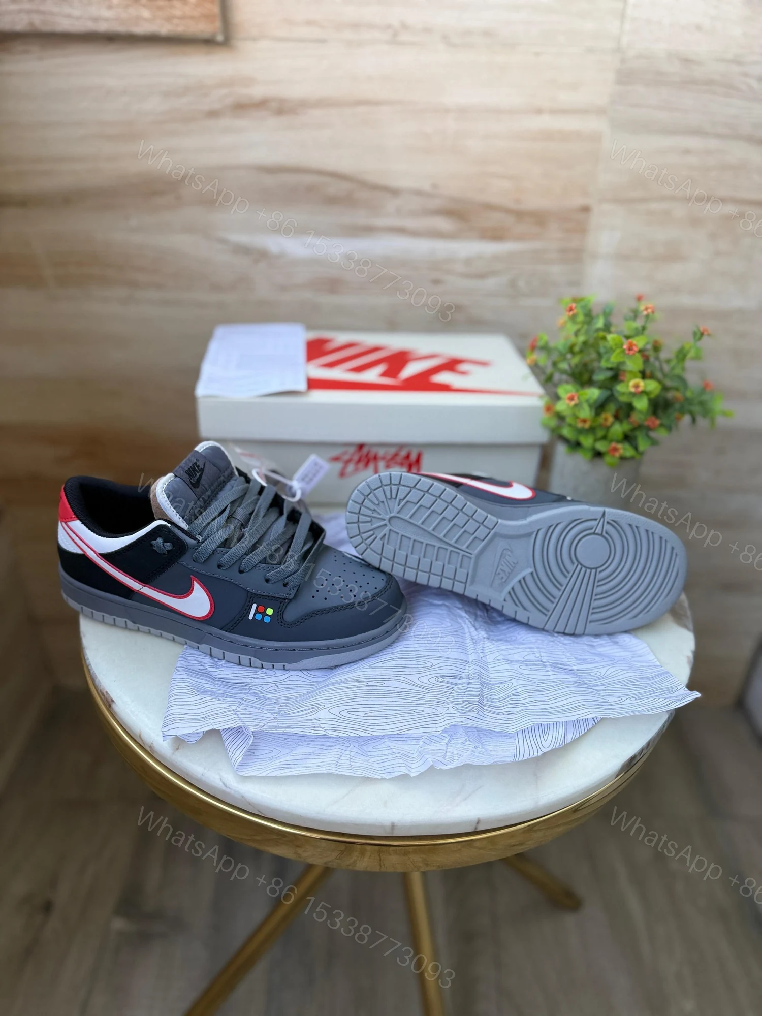 View 2 of FIRST COPY Nike SB Dunk Supreme Grey 2025