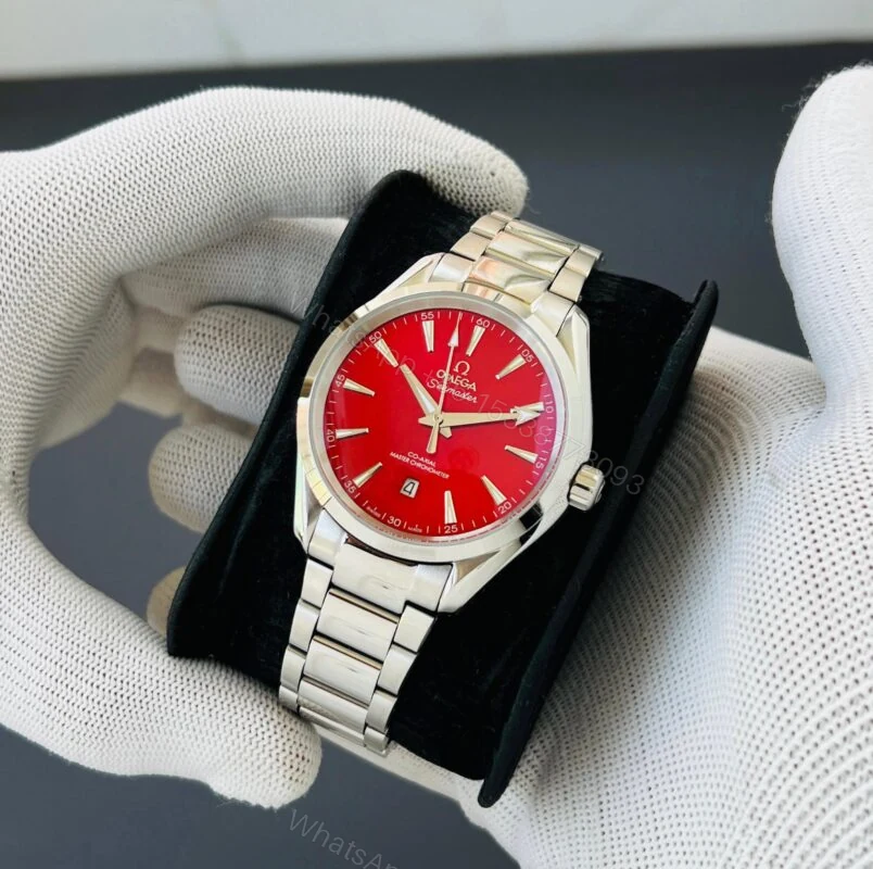 View 2 of Omega Seamaster Aqua Terra 43mm Red Dial Automatic