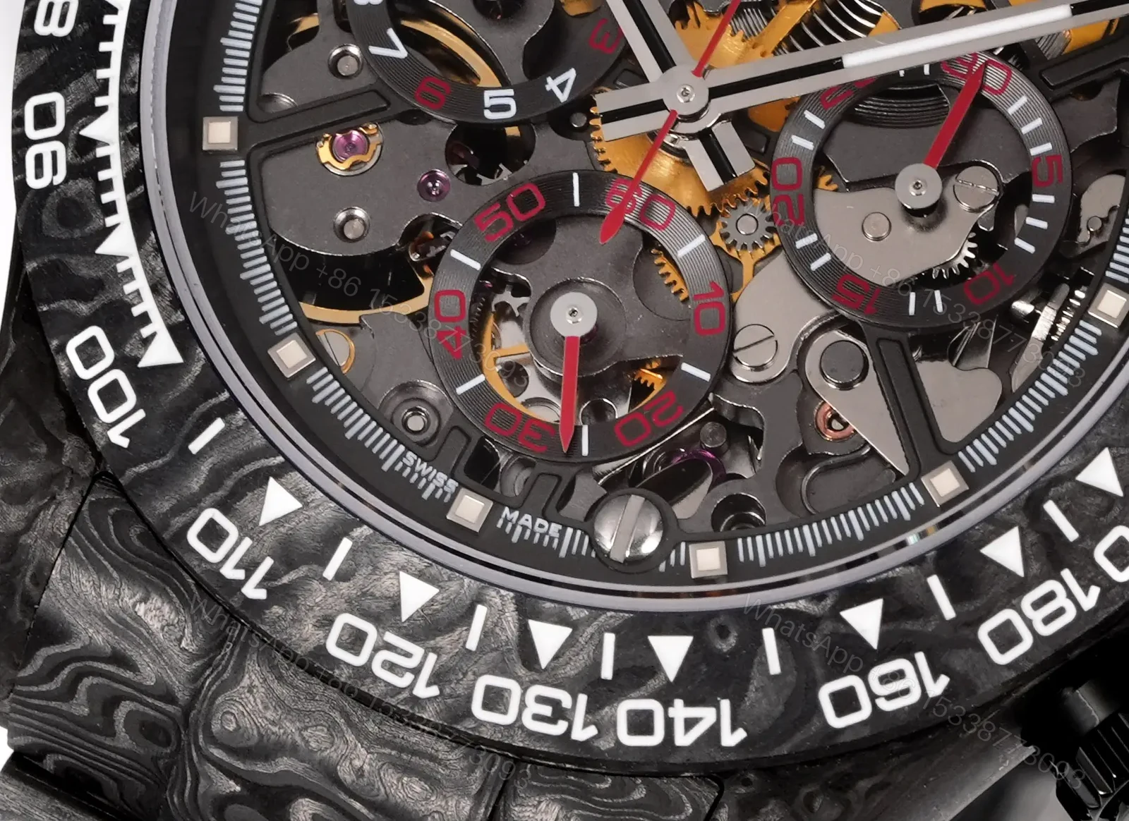 View 5 of Rolex Daytona Carbon Skeleton 40mm Carbon Bracelet Ultimate Edition 116500LN-DiW-CARBON