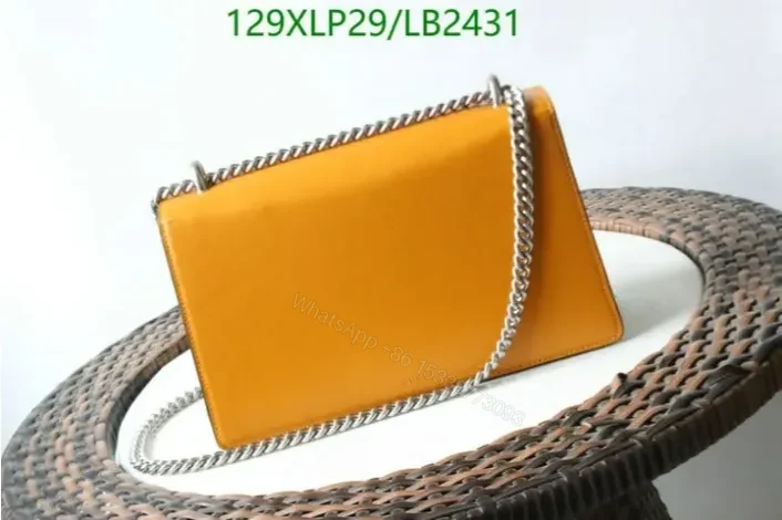 View 3 of Gucci Dionysus Leather Shoulder Bag – Small Size, Model LB24318