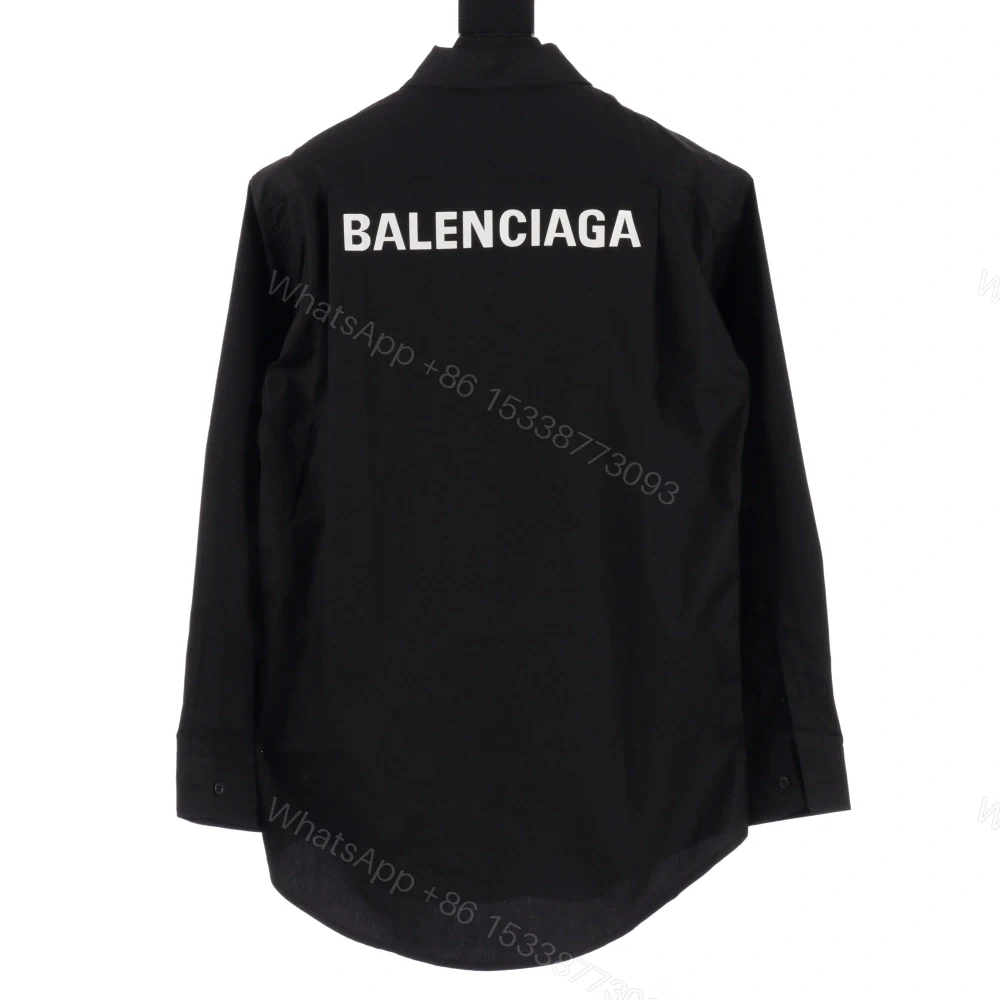 View 2 of 高仿Balenciaga*SS24系列725377長袖襯衫黑色