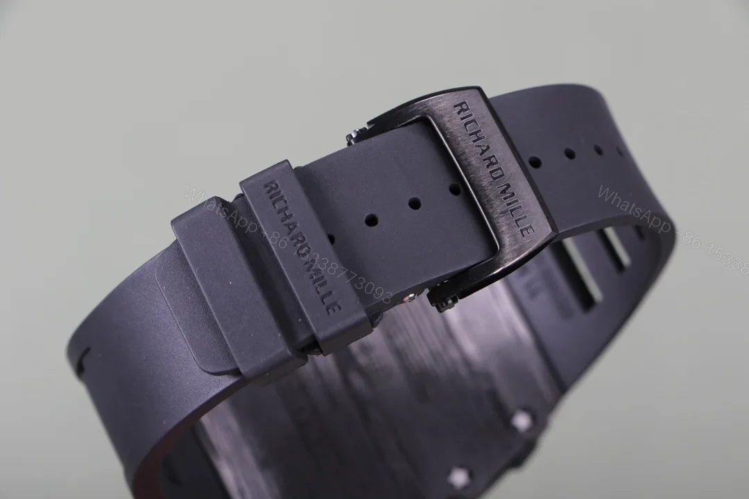 View 7 of Richard Mille RM35-01 NTPT Carbon Fiber RMUL3 Integrated White Gemstone Watch RM3501-NTPT-WHITE-RM3