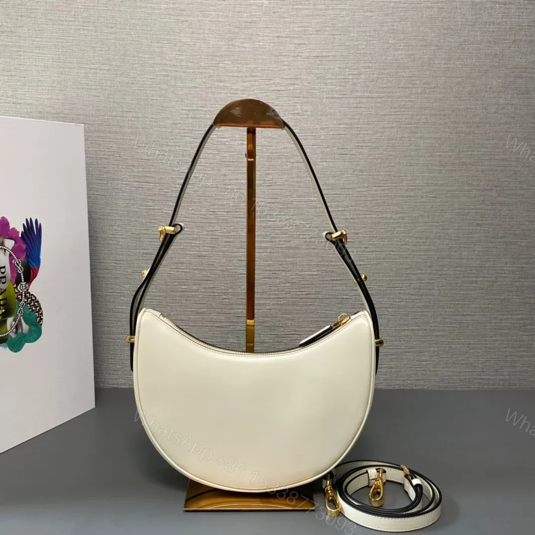 View 9 of Prada Arque Small Leather Shoulder Bag