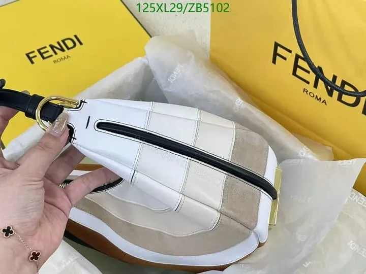 View 10 of Fendi Multicolor Fendigraphy Small Leather Handbag ZB59952