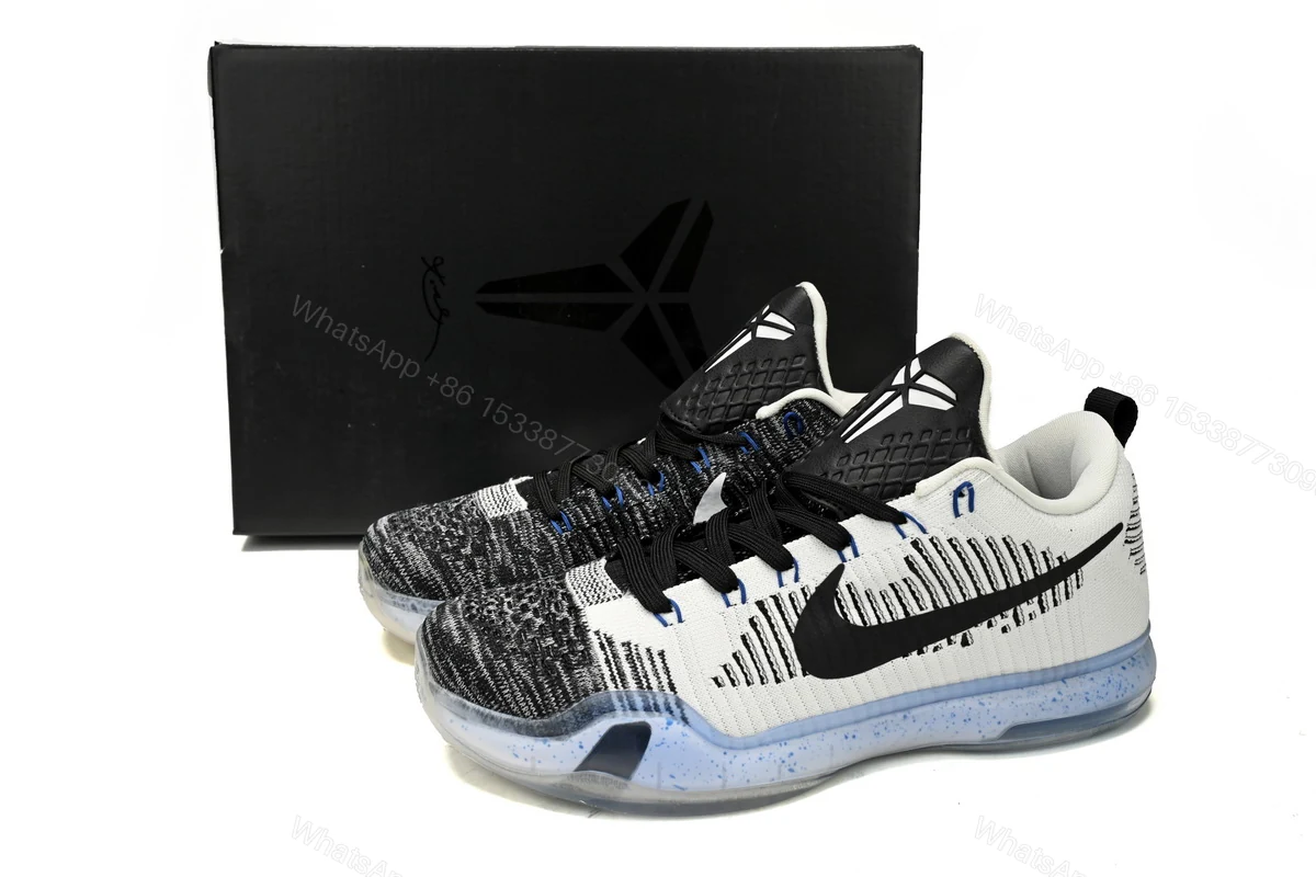 Nike Kobe 10 Elite Premium HTM Shark Jaws 805937-101 — view 2