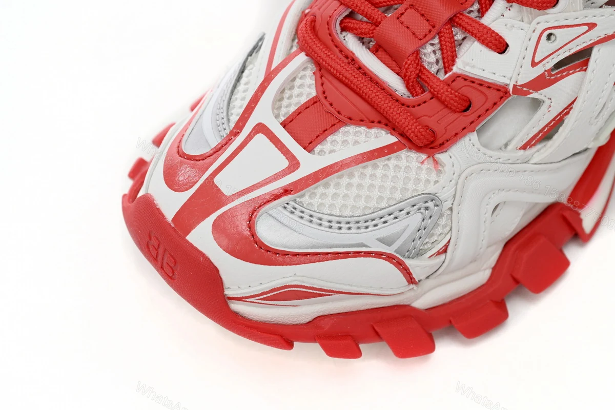 View 6 of Balenciaga Track 2 Sneaker Military Black White Red 568615 W2GN3 1293