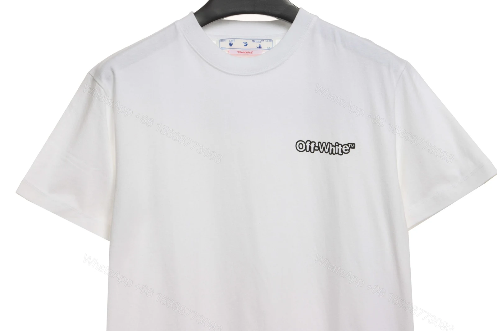 View 3 of Off-White Simple Logo White T-Shirt