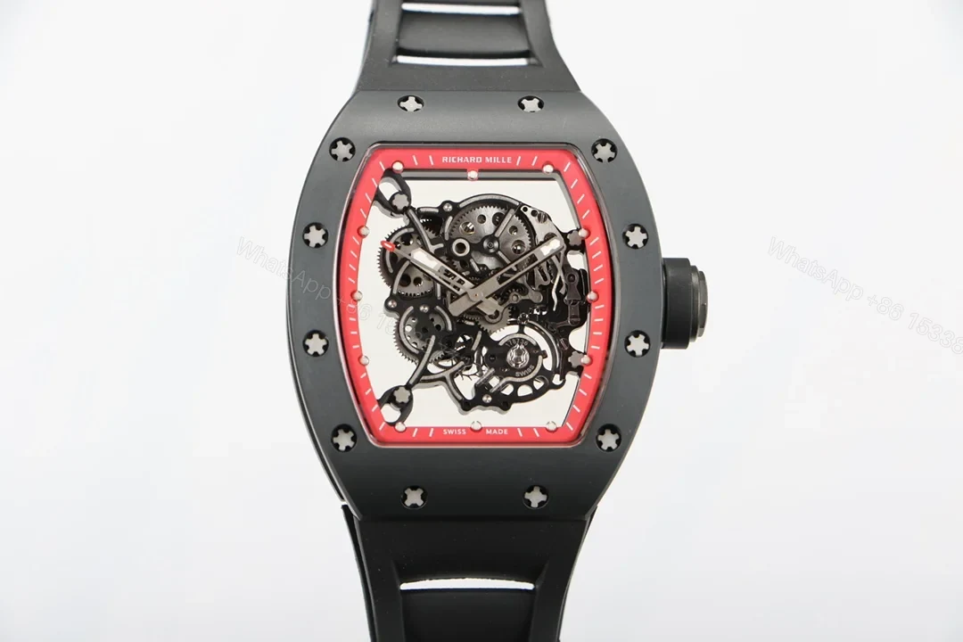 Richard Mille RM055 White Ceramic Integrated Movement Blue AR Coating Edition RM055-WC-BLUE-2100 — view 1