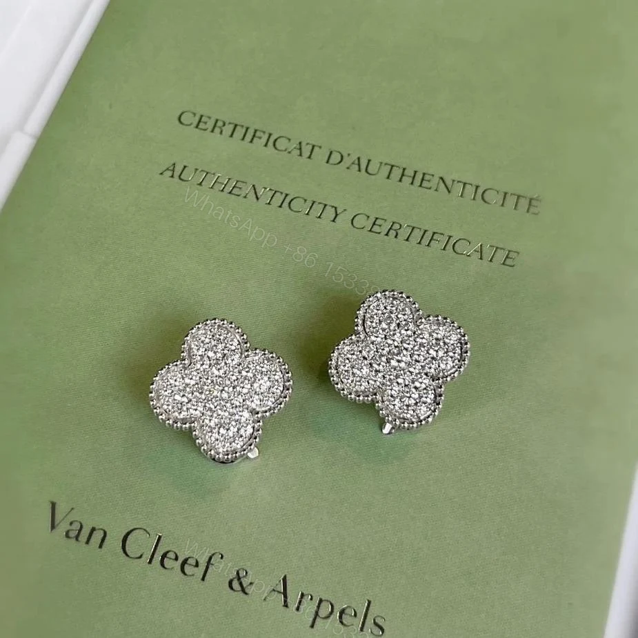 View 3 of VCA Magic Alhambra earrings
