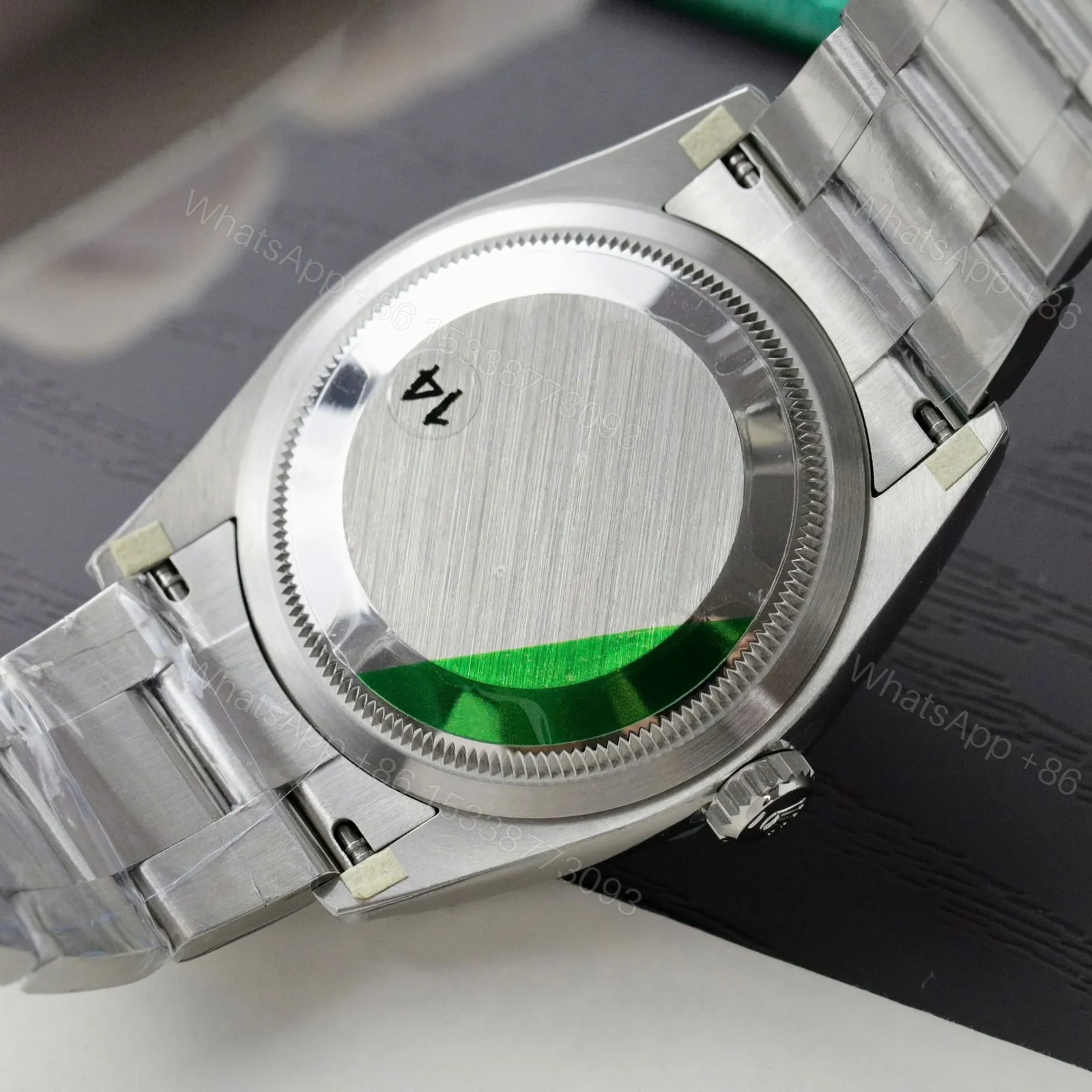 View 4 of Replica Rolex Oyster Perpetual Lady Yellow Dial 126000 36 mm