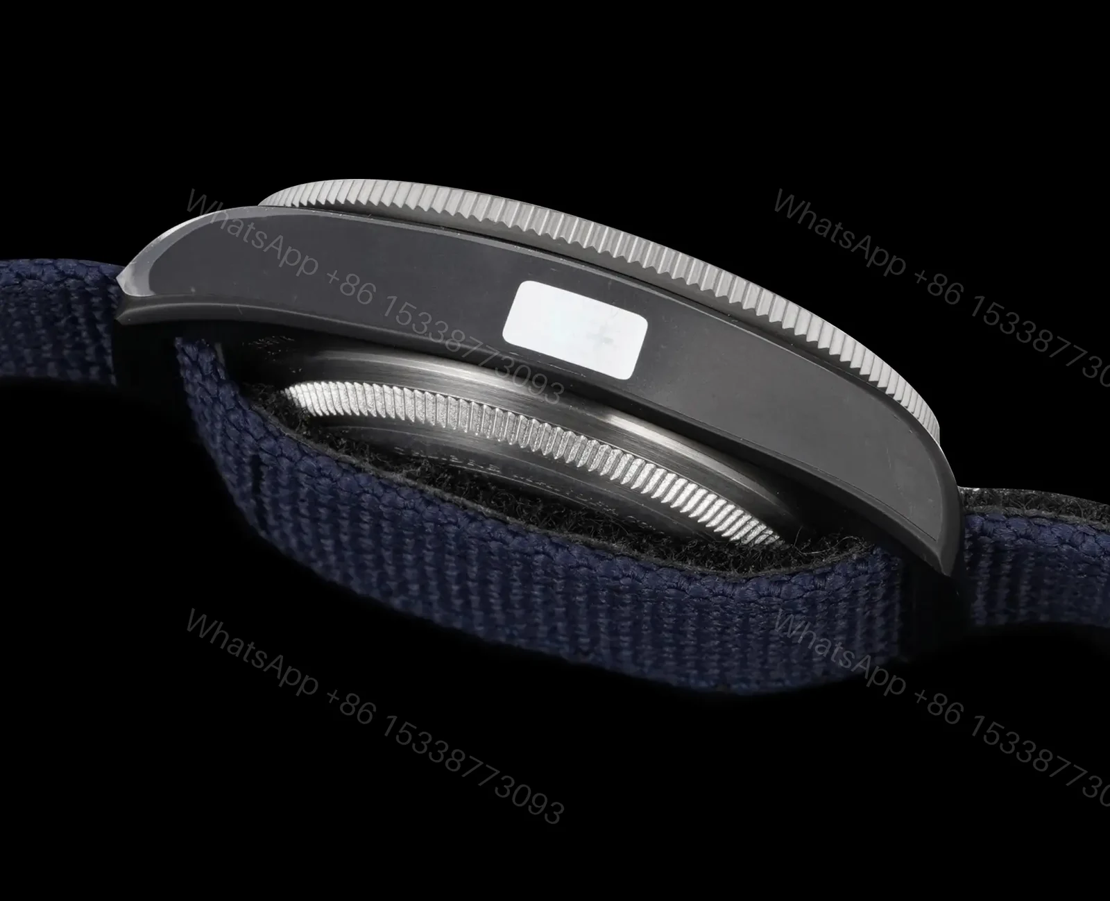 View 4 of Tudor Pelagos FXD Chronograph Blue Dial Navy Fabric Strap Ultimate 43MM M25807KN-0001